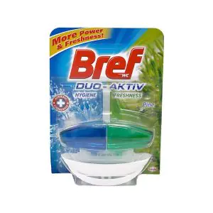 BREF DUO AKTIV PINE - OSVJEŽIVAČ ZA WC ŠKOLJKU S KOŠARICOM 50ml